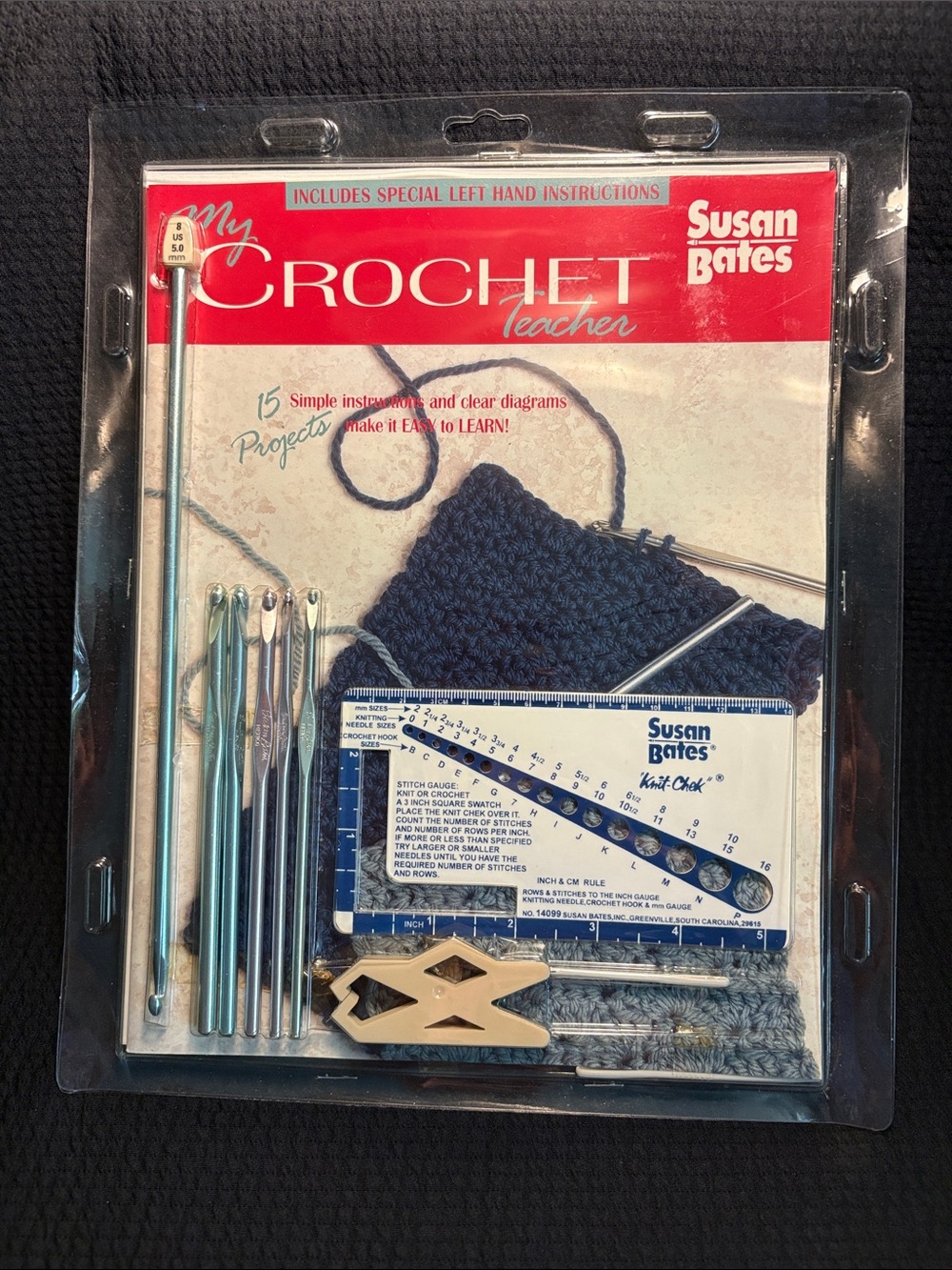 My Crochet Teacher Kit by Susan Bates. New!